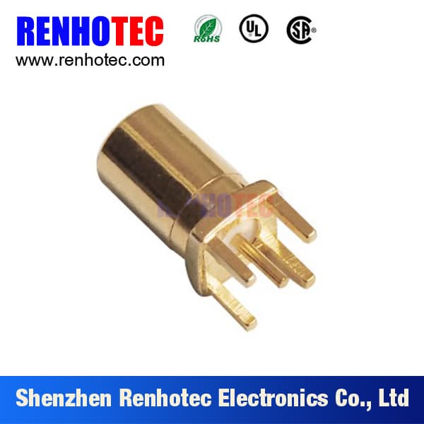 Female PCB Type MMCX Straight Connector
